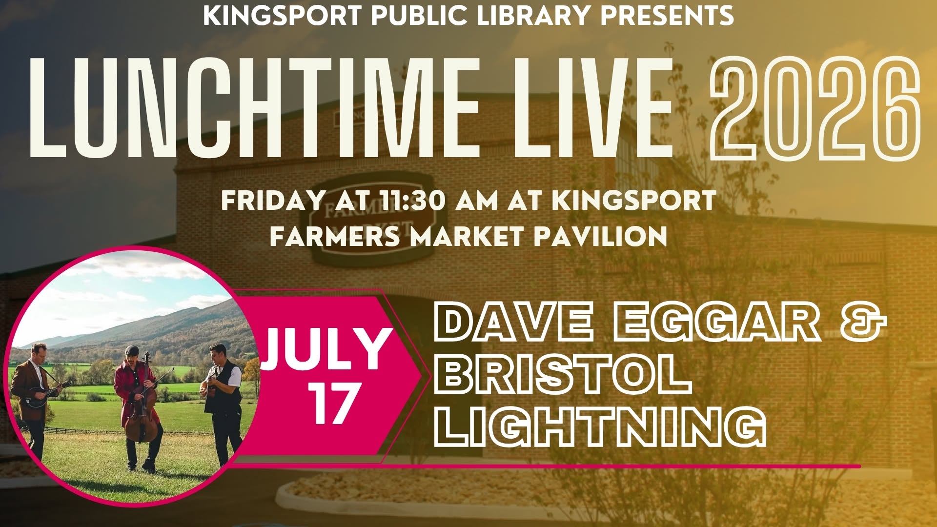 Lunchtime Live with Dave Eggar