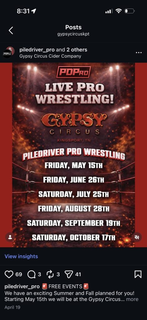 Pro Wrestling at Gypsy Circus