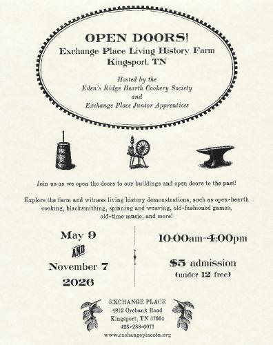 Open Doors! at Exchange Place event flyer graphic